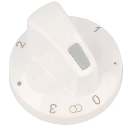Pokrętło białe do płyty grzewczej Amica 8022068 Pmg610.00/09.2172.01Biale Arm