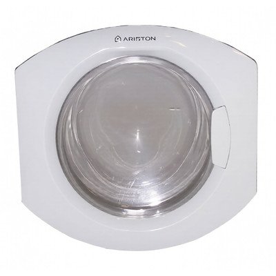 Drzwiczki kompletne z zawiasem do pralki Ariston / Indesit / Hotpoint / Whirlpool C00116553 482000028903