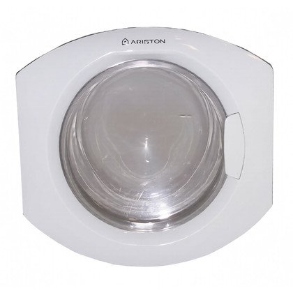 Drzwiczki kompletne z zawiasem do pralki Ariston / Indesit / Hotpoint / Whirlpool C00116553 482000028903