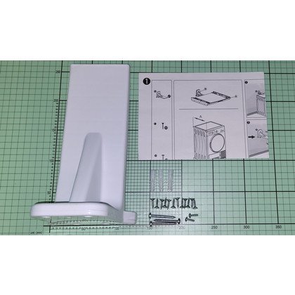 Akcesoria do suszarek bębnowych Łącznik pralko suszarki czarny 1194243