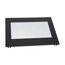 Przednia szyba drzwi do piekarnika Electrolux / AEG czarny mat 592 x 463 mm