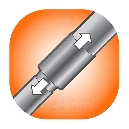 Ssawka kombi z kółkami do odkurzacza Electrolux / AEG ZE011 32 mm 9000846791