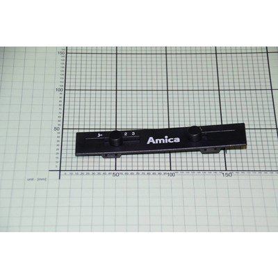 Panel wyłącznika czarny kompletny (1041596)