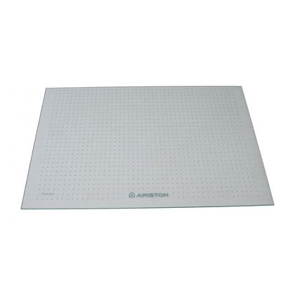 Półka szklana środkowa do lodówki Ariston / Indesit / Hotpoint / Whirlpool 478 x 328 x 4 mm C00143044 / 482000029704