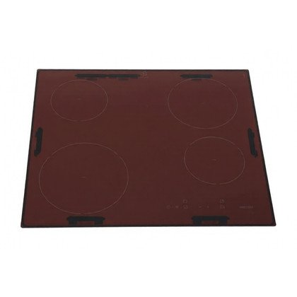 Szkło płyty kuchennej Electrolux / AEG czarne 590 x 520 mm