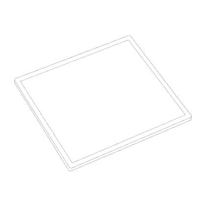 Szyba drzwi piekarnika Electrolux / AEG 522 x 388 mm
