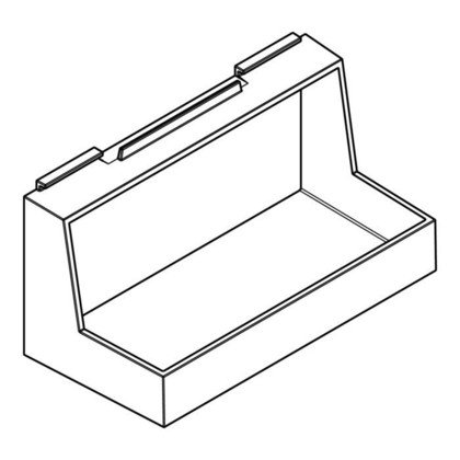 półka drzwi, rodzaj poślizgu, neutralny, 7902, 204.9x100mm