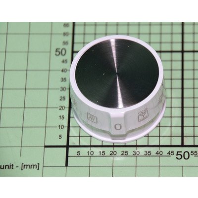 9074042 Pokrętło el.ReS.12402 białe+nakł.X AMICA