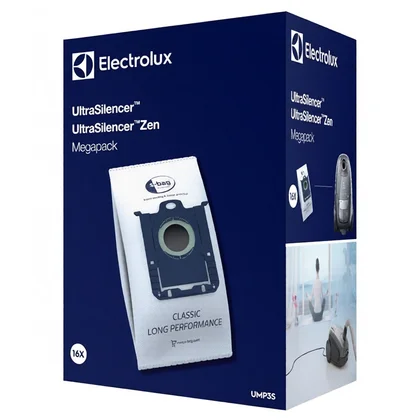 Worki syntetyczne do odkurzacza Electrolux / AEG s-bag Classic Long Performance UMP3S ULTRA SIL MEGA 18 PACK 9001688283