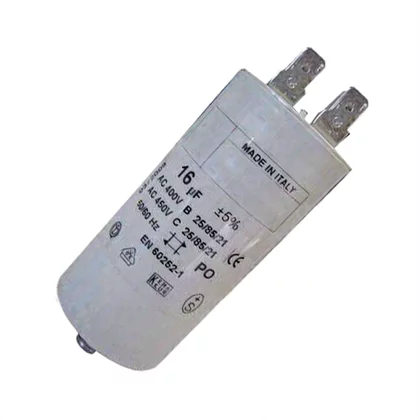 Elementy elektryczne do pralek r Kondensator rozruchowy do pralki Whirlpool / Indesit / Ariston / Hotpoint 16 uF 400-450 V 481912118112 C00555667 481912118284 C00494249