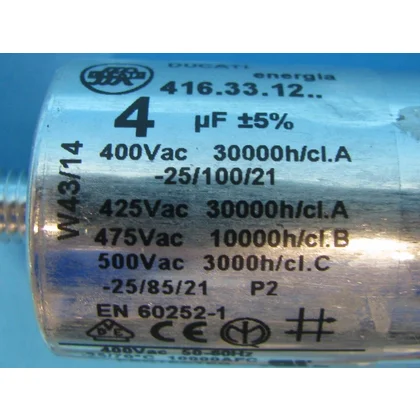 Sprężarki, akcesoria, przekaźnik Kondensator sprężarki do lodówki Gorenje / Hisense 400 V 197396