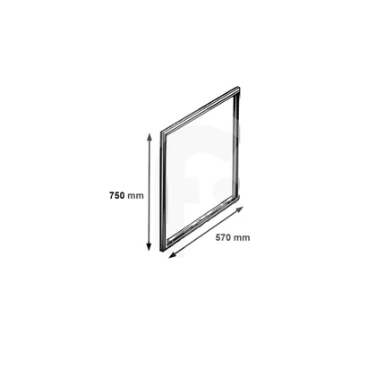 Uszczelka drzwi zamrażarki do lodówki LG 57 x 75 cm ADX73571109