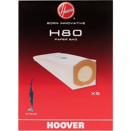 Części zamienne HOOVER Worki papierowe do odkurzacza Hoover / Candy H80 5 szt. 35601774