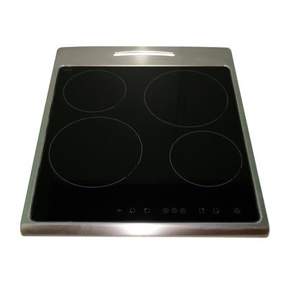 Płyta ze szkła ceramicznego z ramą do kuchni Amica czarna 9068730