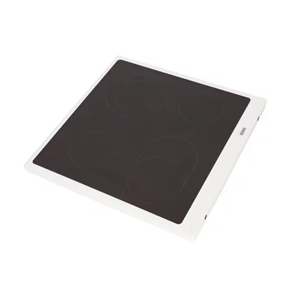 Płyty szklane Płyta ze szkła ceramicznego z ramą do kuchenki Electrolux / AEG biała 596 x 600 mm 5612197235