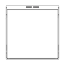 Płyta z ramką do kuchenki Electrolux / AEG biała 596 x 600 mm 3428384089