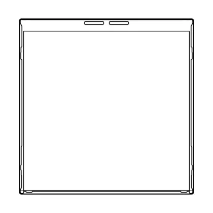 Płyta z ramką do kuchenki Electrolux / AEG biała 596 x 600 mm 3428384089