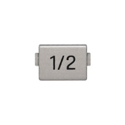 DFM 626 Przycisk 1/2 wsadu do zmywarki Amica srebrny 1048000