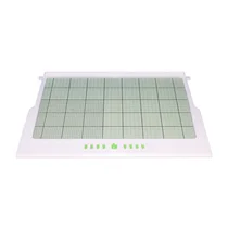 Półka szklana z białą ramką do lodówki Amica 455 x 305 mm 1038164