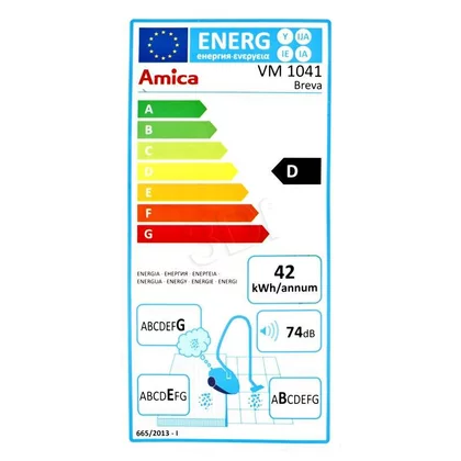 Odkurzacz workowy Amica VM 1041 1400 W niebieski