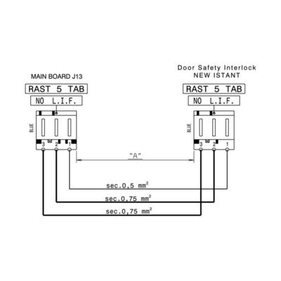 Wiązka przewodów blokady do pralki Electrolux (8080013017)
