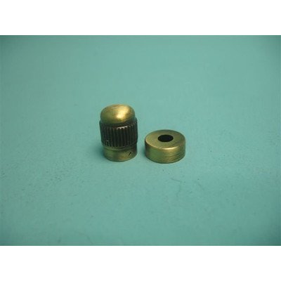 Pokrętło zegara retro mosiądz / brąz (8034049)