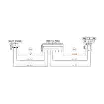 Elektronika do suszarek bębnowyc Wiązka kablowa wentylatora chłodzącego i czujnika temperatury do suszarki Electrolux / AEG J16 1020 + 1690 mm
