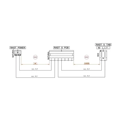 Elektronika do suszarek bębnowyc Wiązka kablowa wentylatora chłodzącego i czujnika temperatury do suszarki Electrolux / AEG J16 1020 + 1690 mm