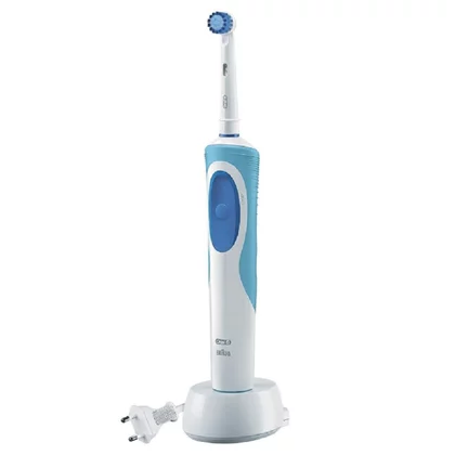 Szczoteczka elektryczna Braun Oral-B Vitality Sensitive biało-niebieska D-12.513