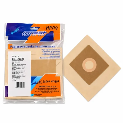 Worki papierowe do odkurzacza MPM Focus typ MP04