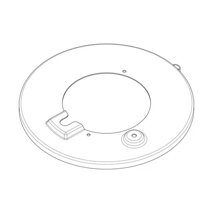 Pierścień palnika średniego do płyty gazowej Electrolux / AEG 3532192410