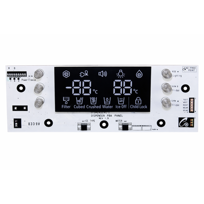 Moduł wyświetlacza lodówki / moduł sterowania do chłodziarki / lodówki Samsung