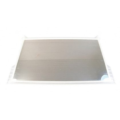 Półki na plastikowe i druciane r Półka szklana z ramkami do chłodziarki Whirlpool / Indesit / Ariston / Hotpoint 48 x 32,3 cm 481245088171 C00340347