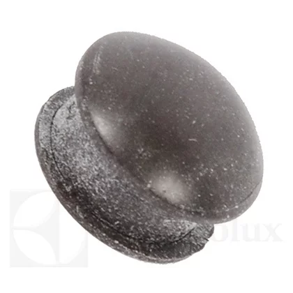 Brązowa gumowa nakładka przycisku zegara do kuchenki i piekarnika Electrolux / AEG 8996613000851