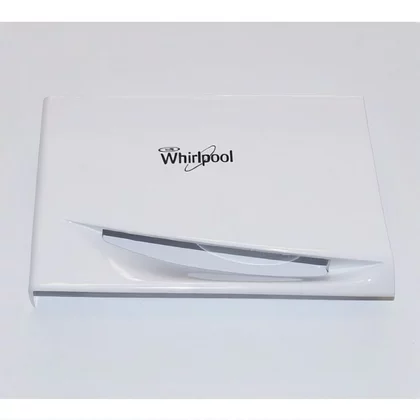 Uchwyt maskownicy dozownika proszku do pralki Whirlpool / Indesit / Ariston / Hotpoint 481010487636 C00312369