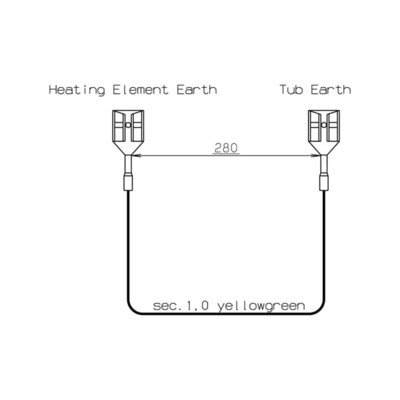 Wiązka przewodów do pralki (1925176008)