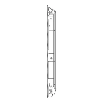Zestaw szyby drzwi piekarnika Electrolux / AEG inox 592 x 470 mm