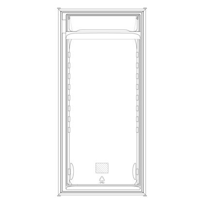 Drzwi chłodziarki, 538x1032mm Electrolux (2256521010)