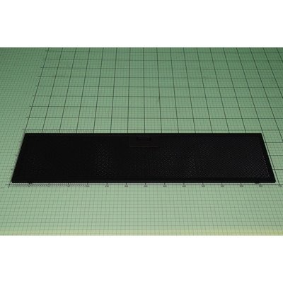 1044397 Filtr aluminiowy 682x182x9 czarny AMICA