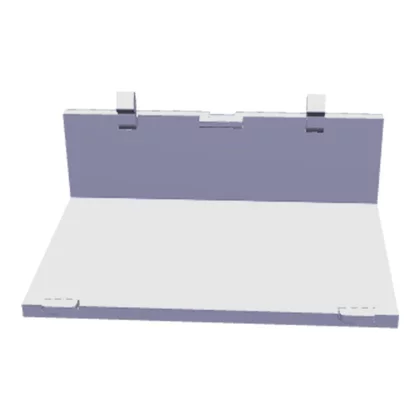 Elementy szklane i plastikowe lo Osłona zawiasu do chłodziarki Electrolux / AEG szara 7809 50 x 75 mm