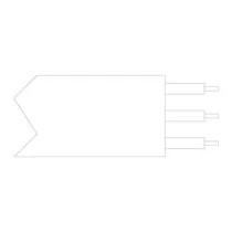 Przewód LCD do urządzeń chłodniczych Electrolux / AEG 900 mm 2425375249