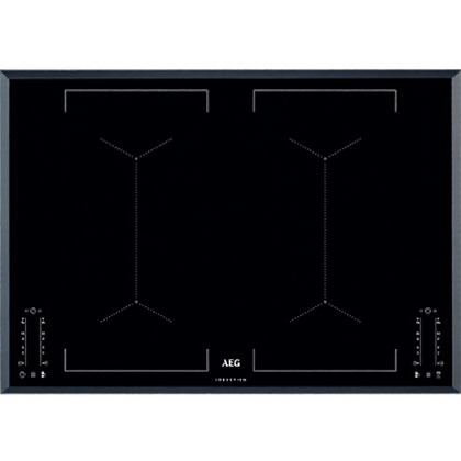 Szklana płyta wierzchnia do płyty indukcyjnej Electrolux / AEG czarna 710 x 520 mm