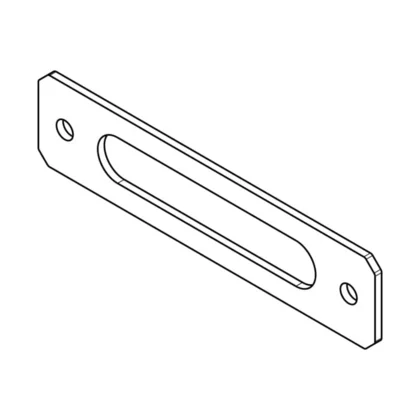 Uszczelka górnego elementu grzejnego do piekarnika i płyty grzejnej Electrolux / AEG 102 x 24 x 2 mm grafitowa
