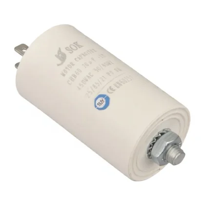 Kondensator silnika do urządzeń AGD Domax 20 µF 450 V 27005
