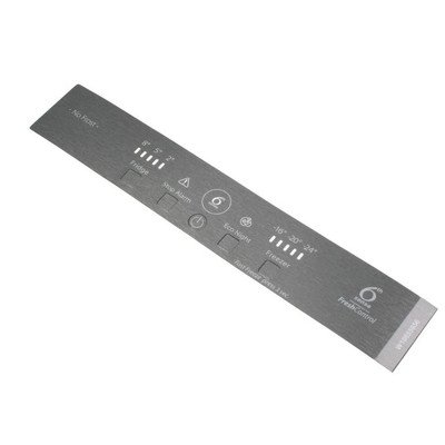 Naklejka opisowa panelu sterowania chłodziarki Whirlpool (481010501352) C00377218
