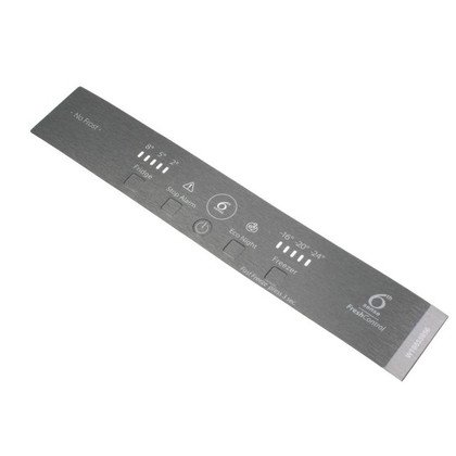 Naklejka opisowa panelu sterowania chłodziarki Whirlpool (481010501352) C00377218