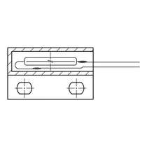 Wyłączniki, termometry, żarówki, Czujnik styku drzwi do lodówki Electrolux / AEG 50 mm