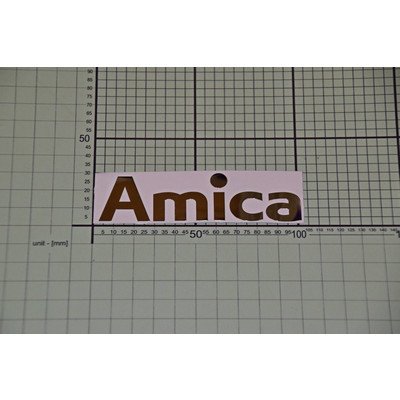 Logo Amica 100x27,3MM - naklejka (1039632)
