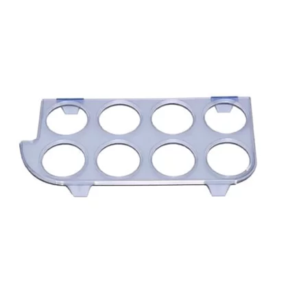 Półki na drzwi różni producenci Pojemnik na jajka do lodówki Beko / Grundig / Arcelik transparentny niebieski lewy 4285520300