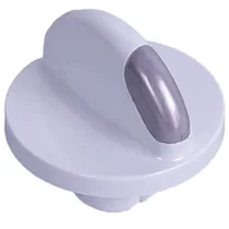 Pokrętło gazowe biało-szare do kuchenki, piekarnika i płyty grzejnej Electrolux / AEG 3550288017